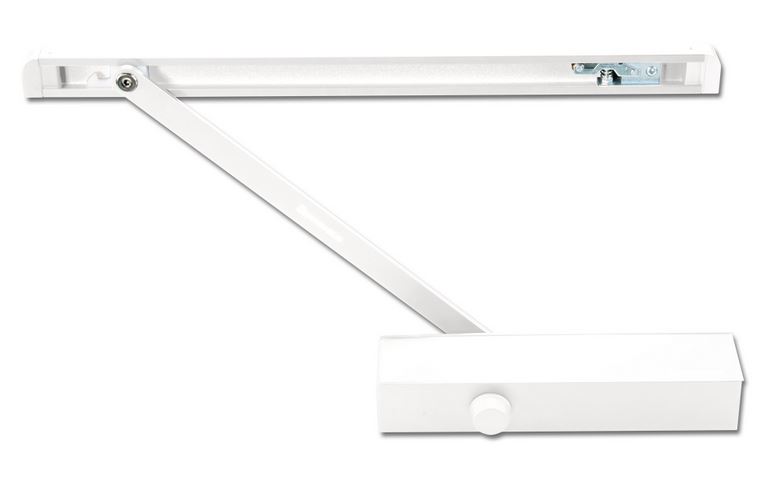 Csszsines ajtcsuk 40-65kg, fehr, 180nyitsi szg, Dorrenhaus D2000H-WH